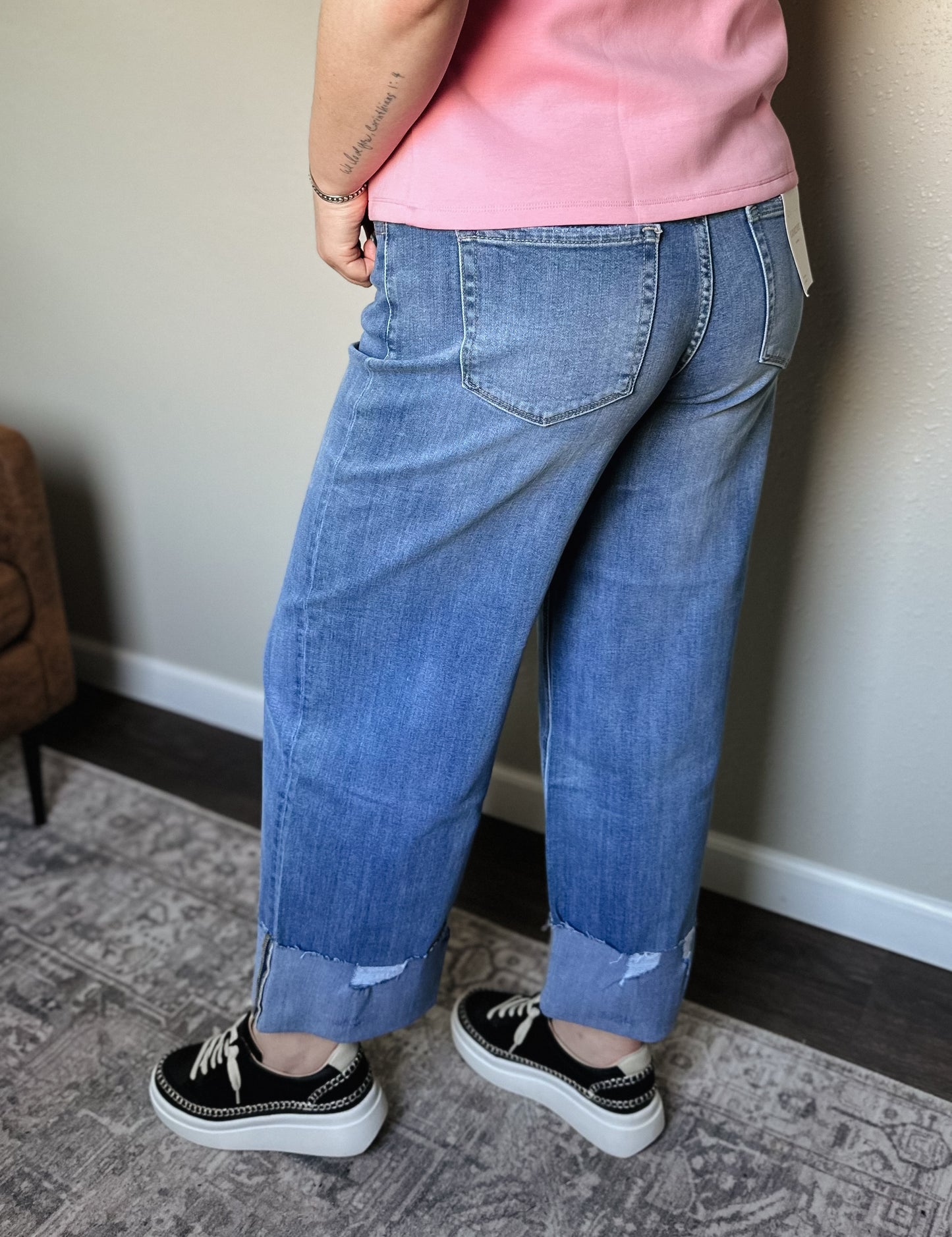 Lovervet | Willa Cuffed Wide Leg