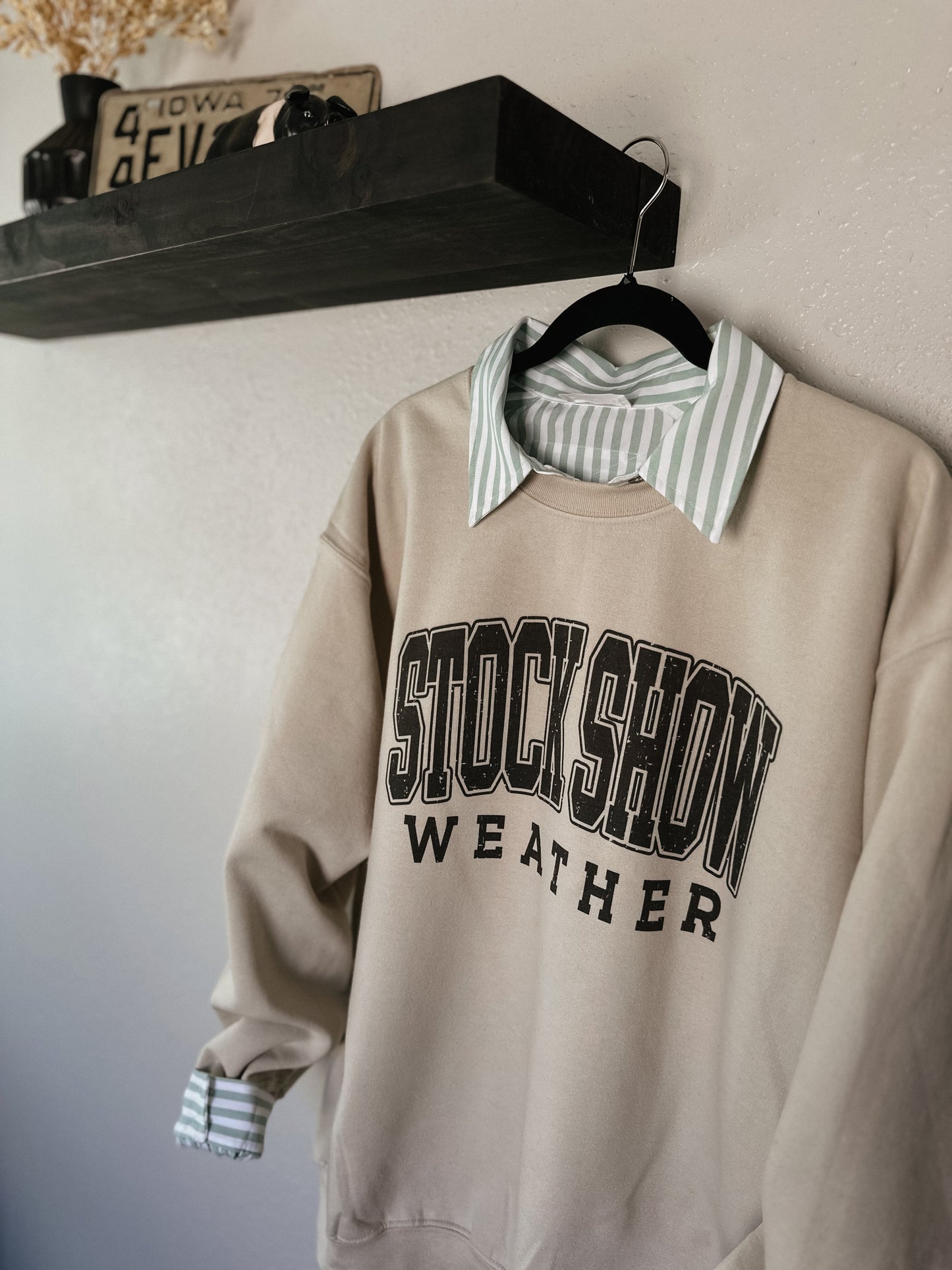 Stock Show Weather Crewneck