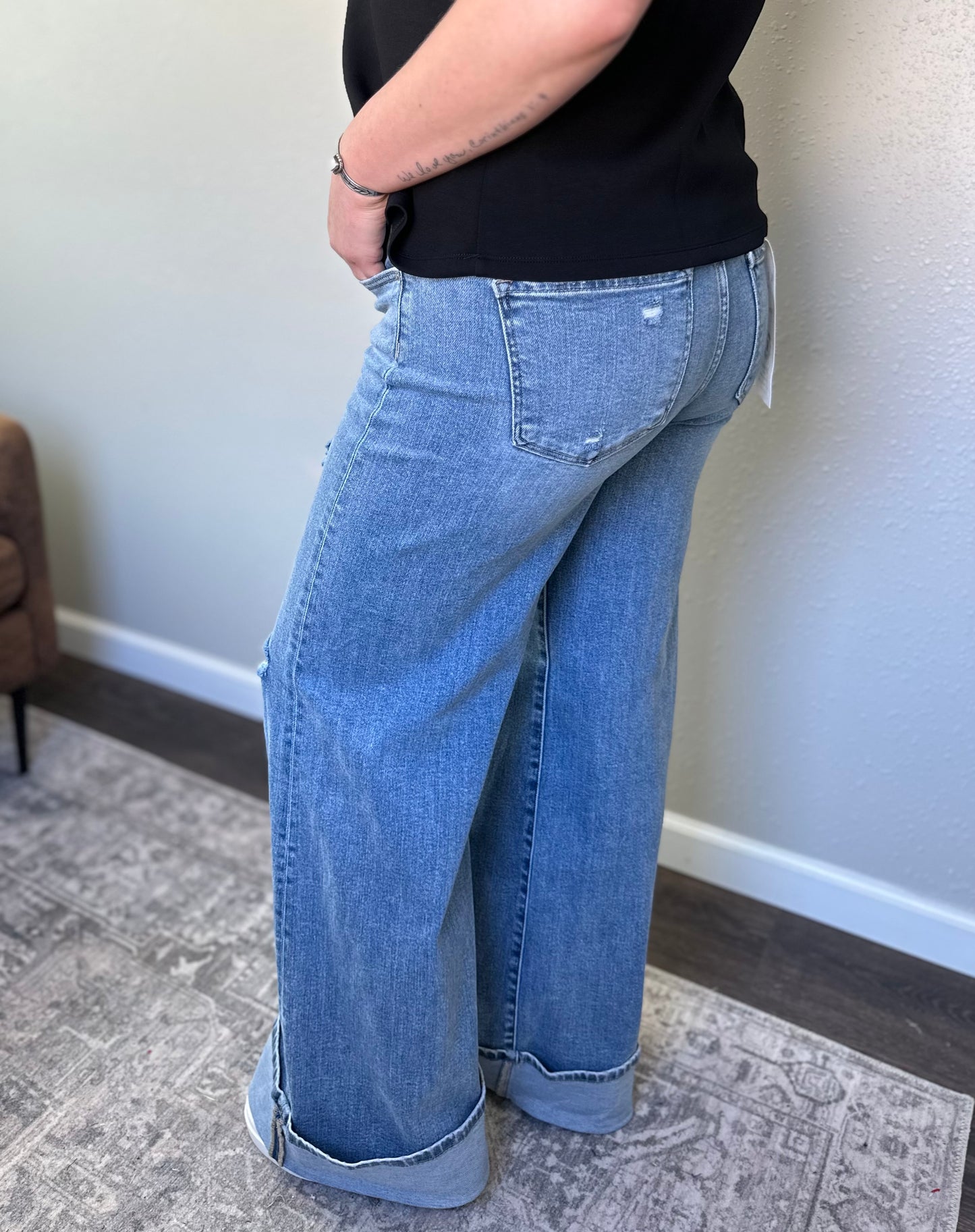 Risen | Shilo Distressed Wide Leg