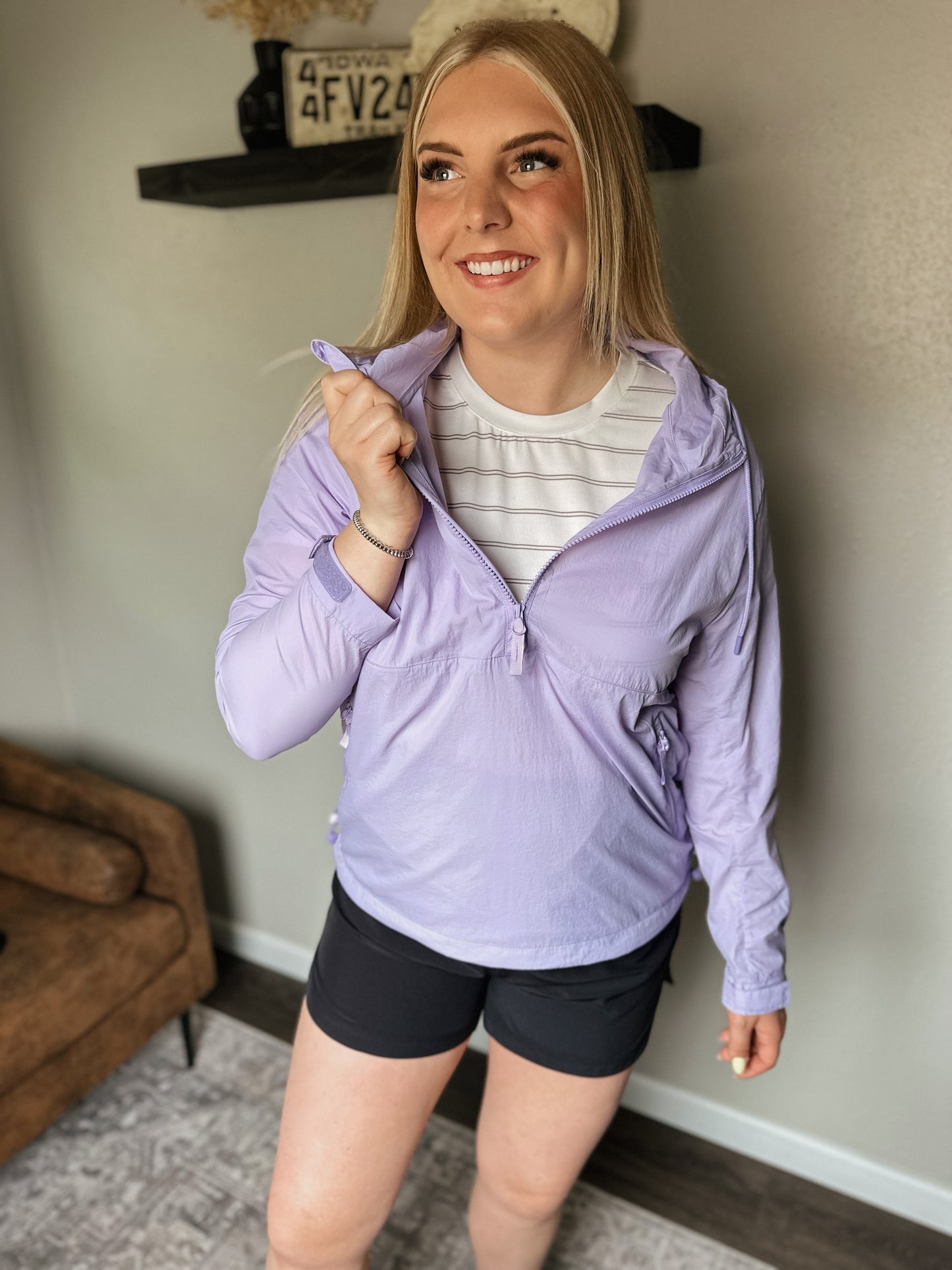The Corrie Windbreaker - Purple