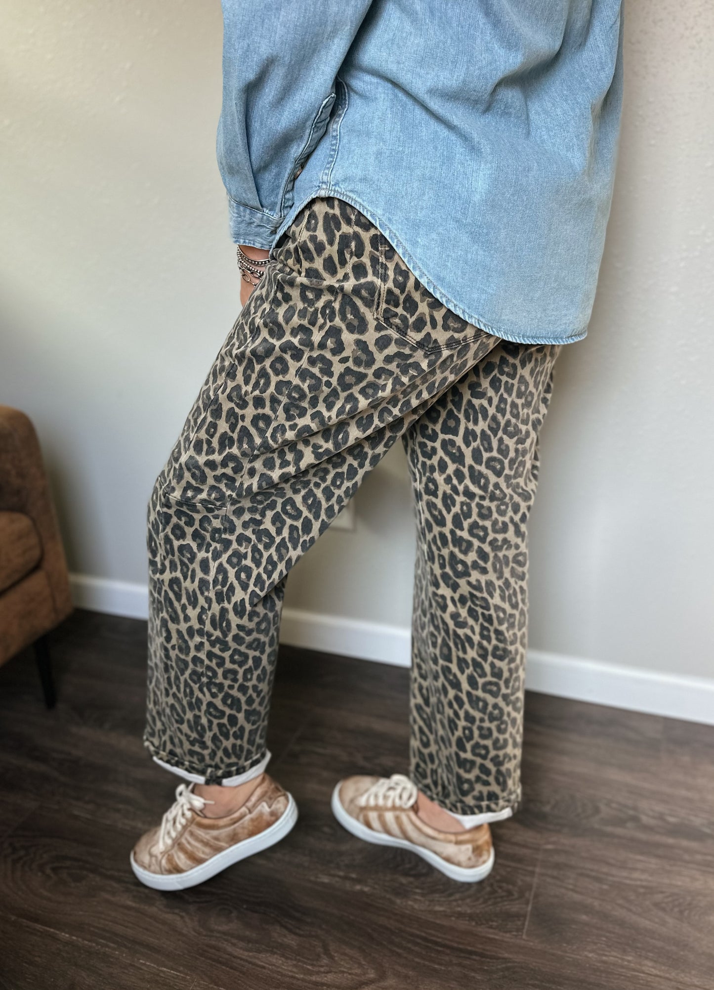 Risen | Quinn Cheetah Ankle Straight