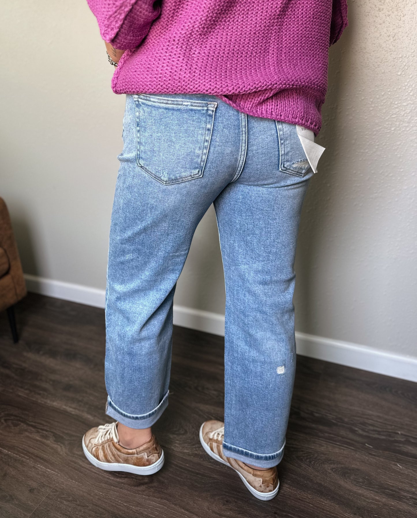 Risen | Evie High Rise Ankle Boyfriend Jean