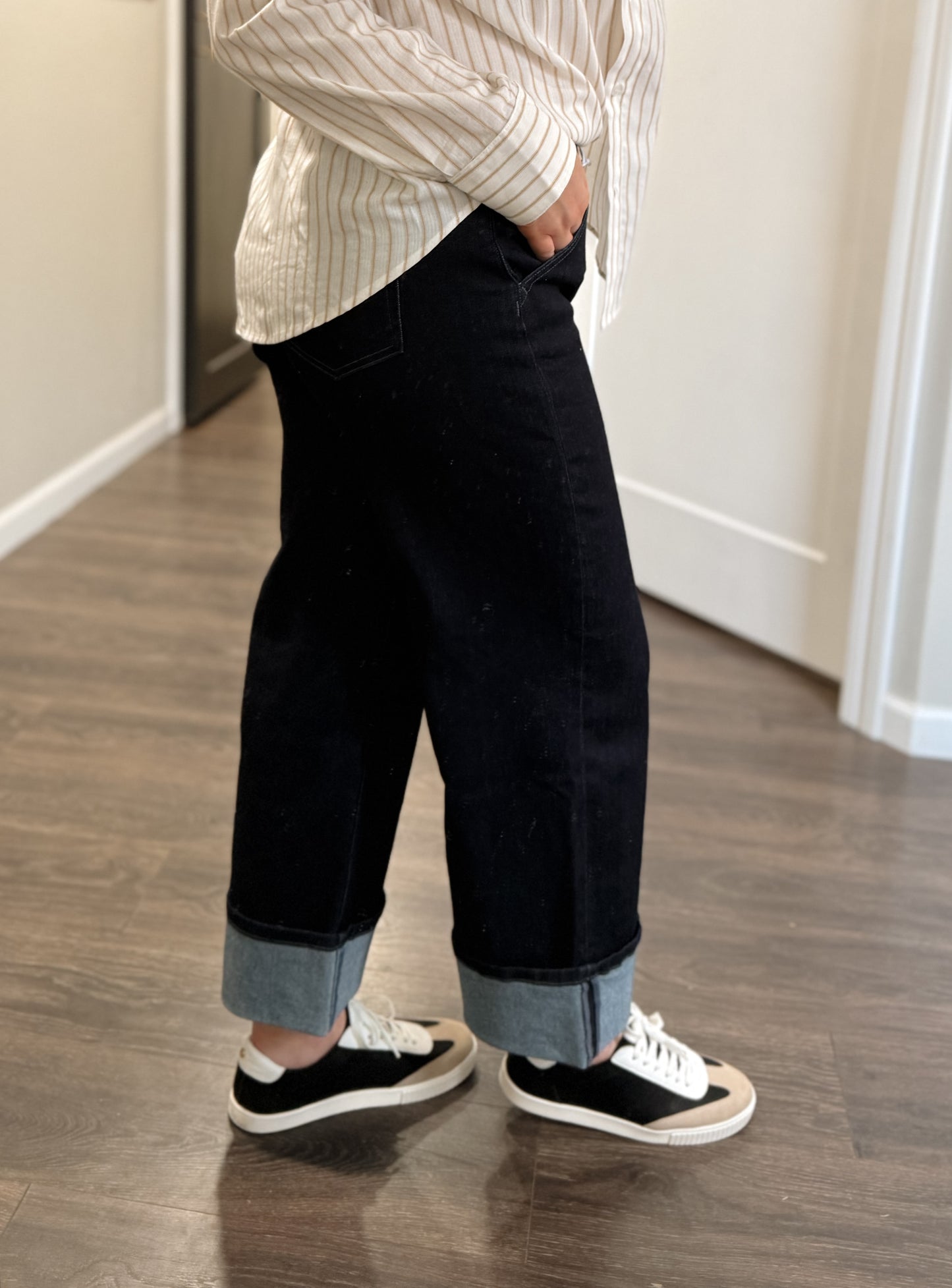 Vervet | Joni Cuffed Ankle Wide Leg