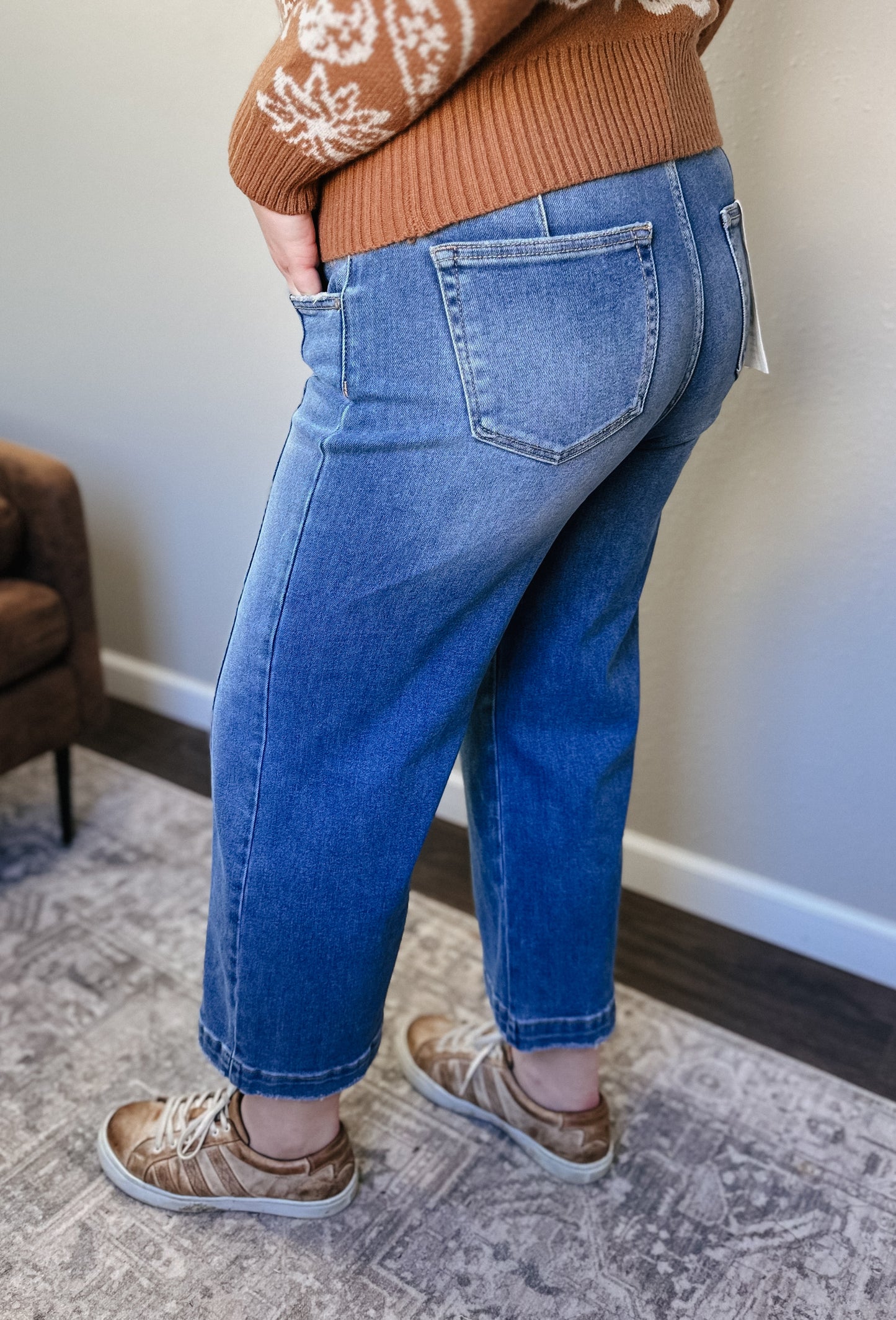 Risen | Jayda Cropped Wide Leg