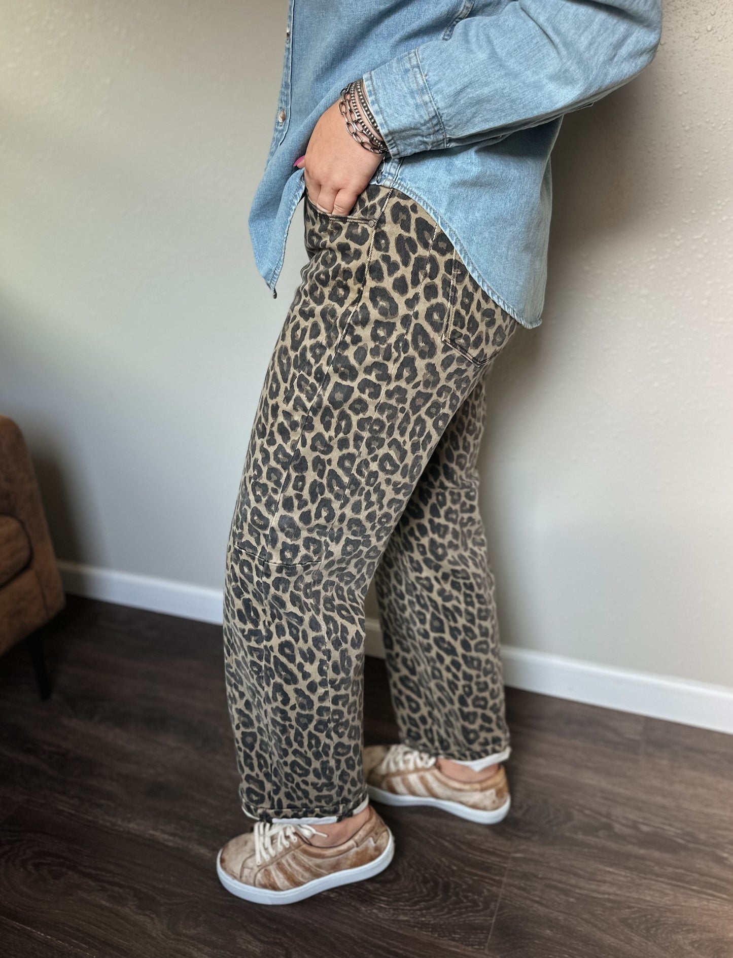 Risen | Quinn Cheetah Ankle Straight