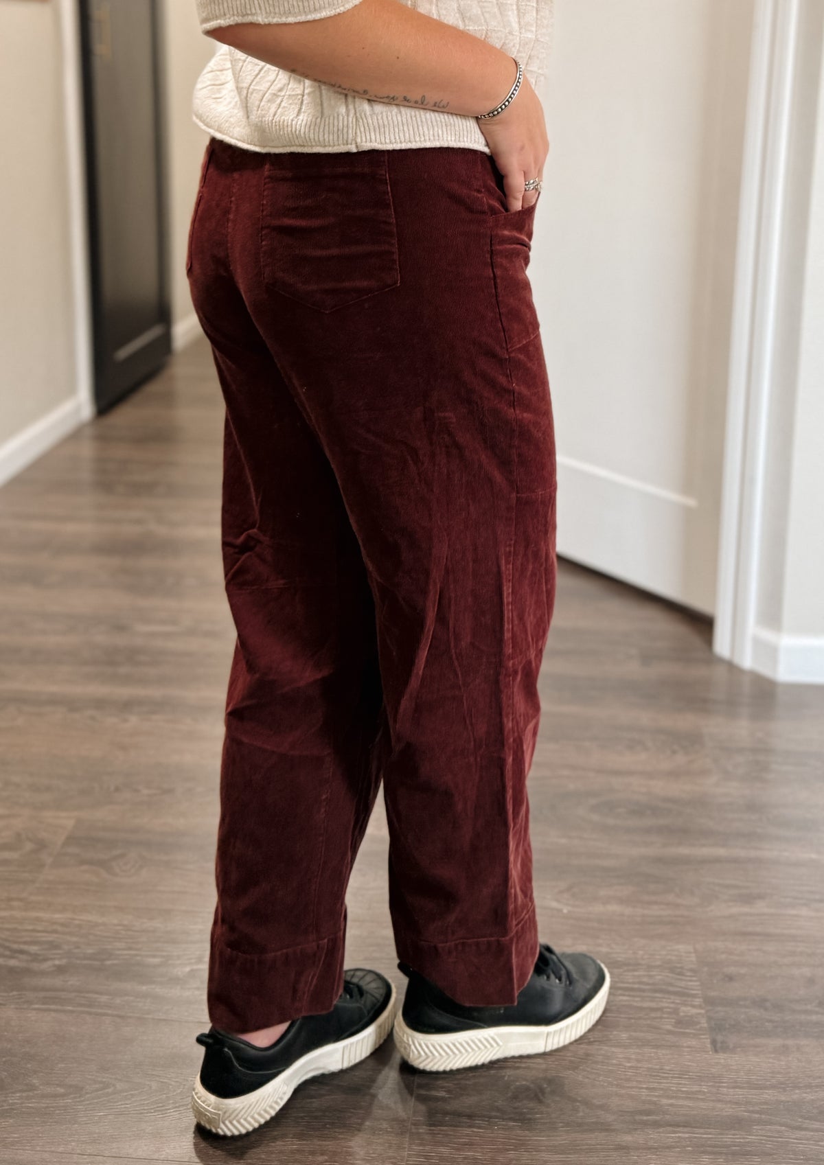 Ester Corduroy Straight Leg Pant - Cinnamon