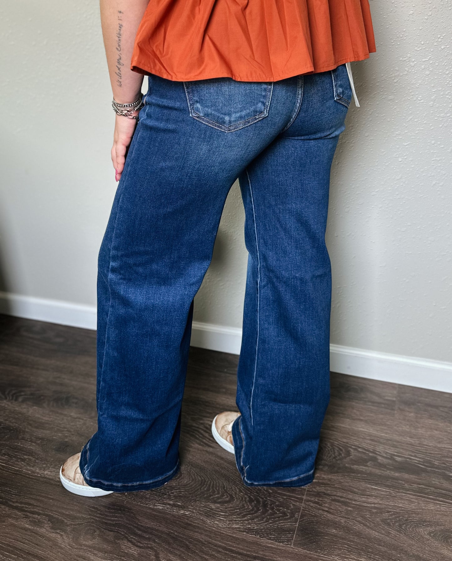 Risen | Halsey High Rise Wide Leg Trouser