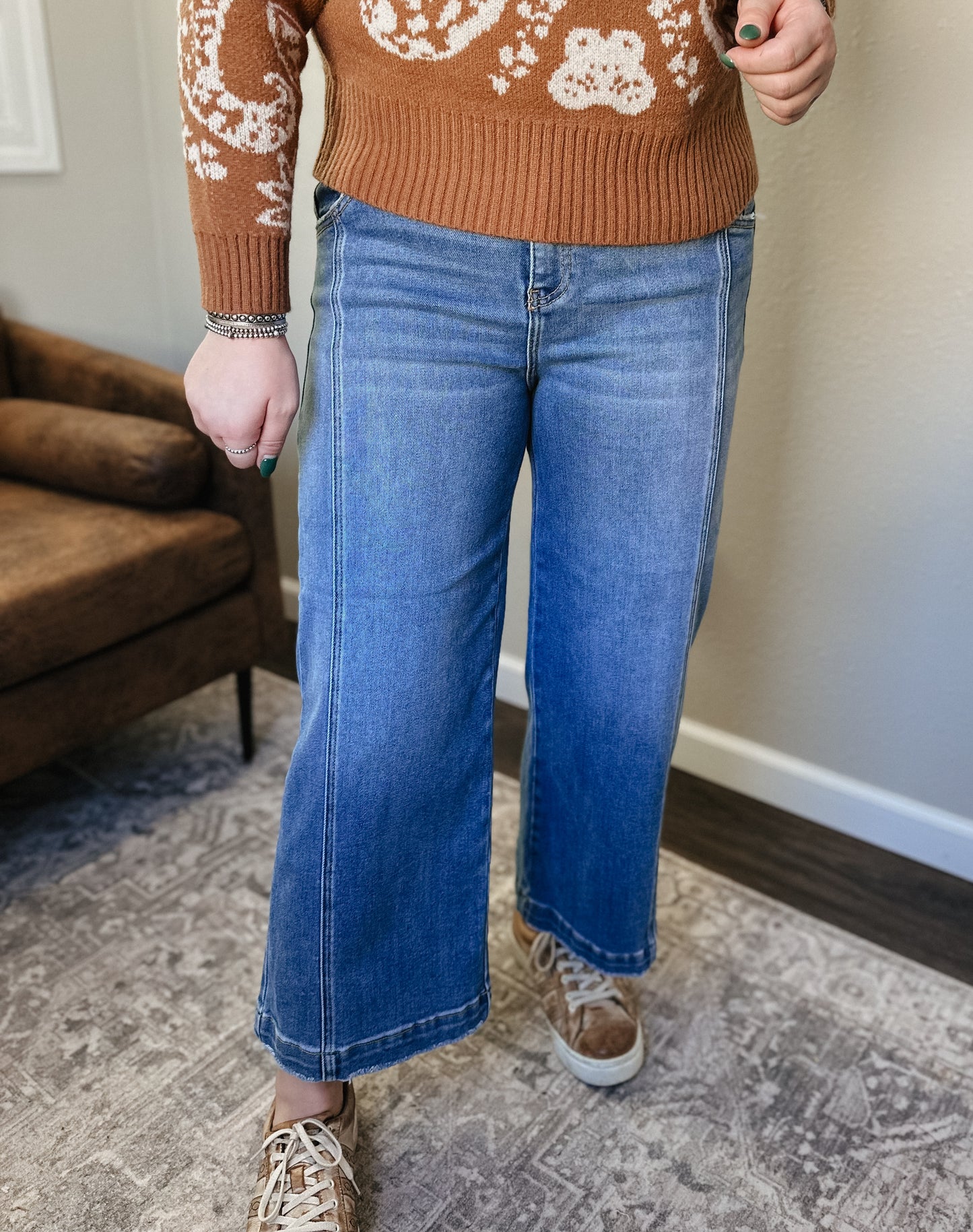 Risen | Jayda Cropped Wide Leg