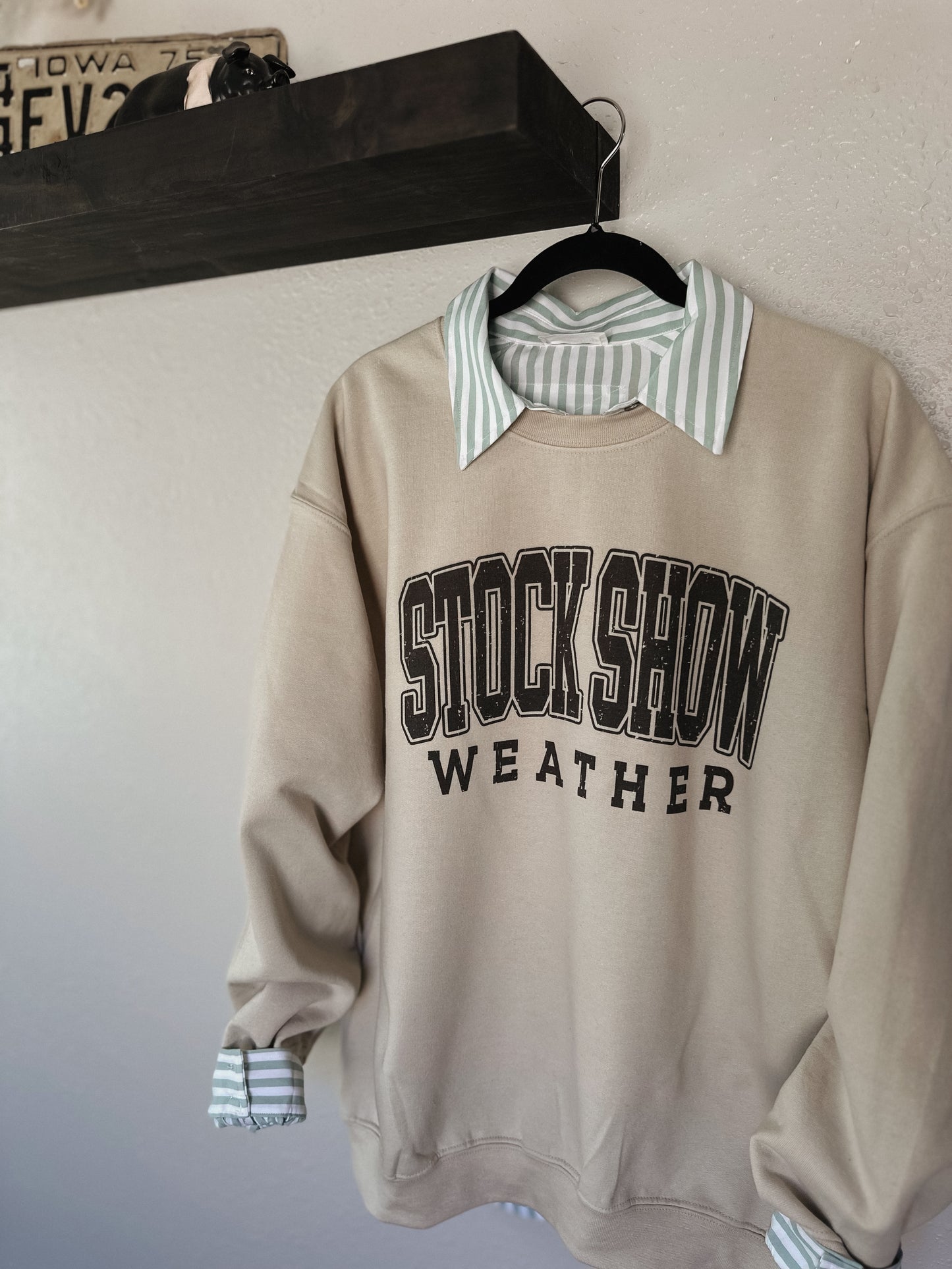 Stock Show Weather Crewneck