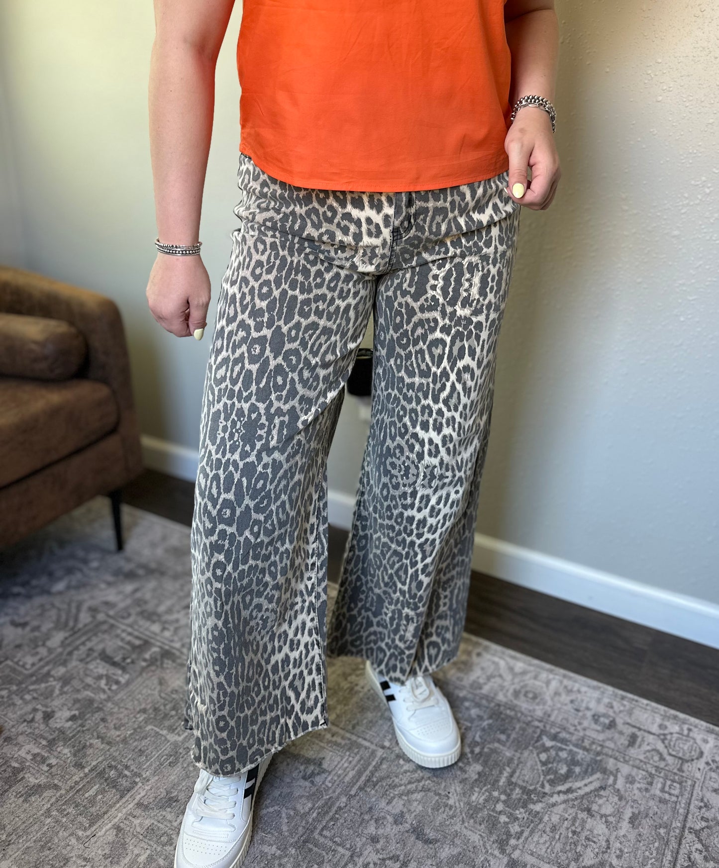 The Lottie Leopard Wide Leg