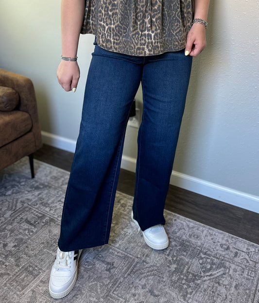 Hidden | Jocelyn Raw Hem Dad Jean