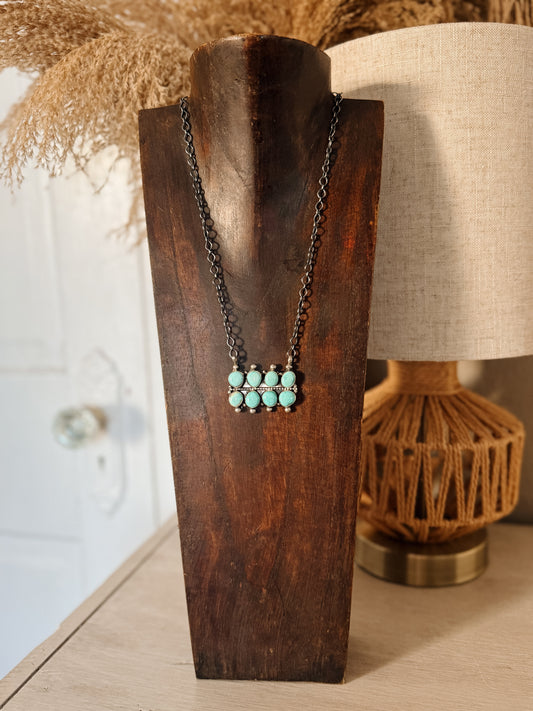 8 Stone Golden Hills Necklace
