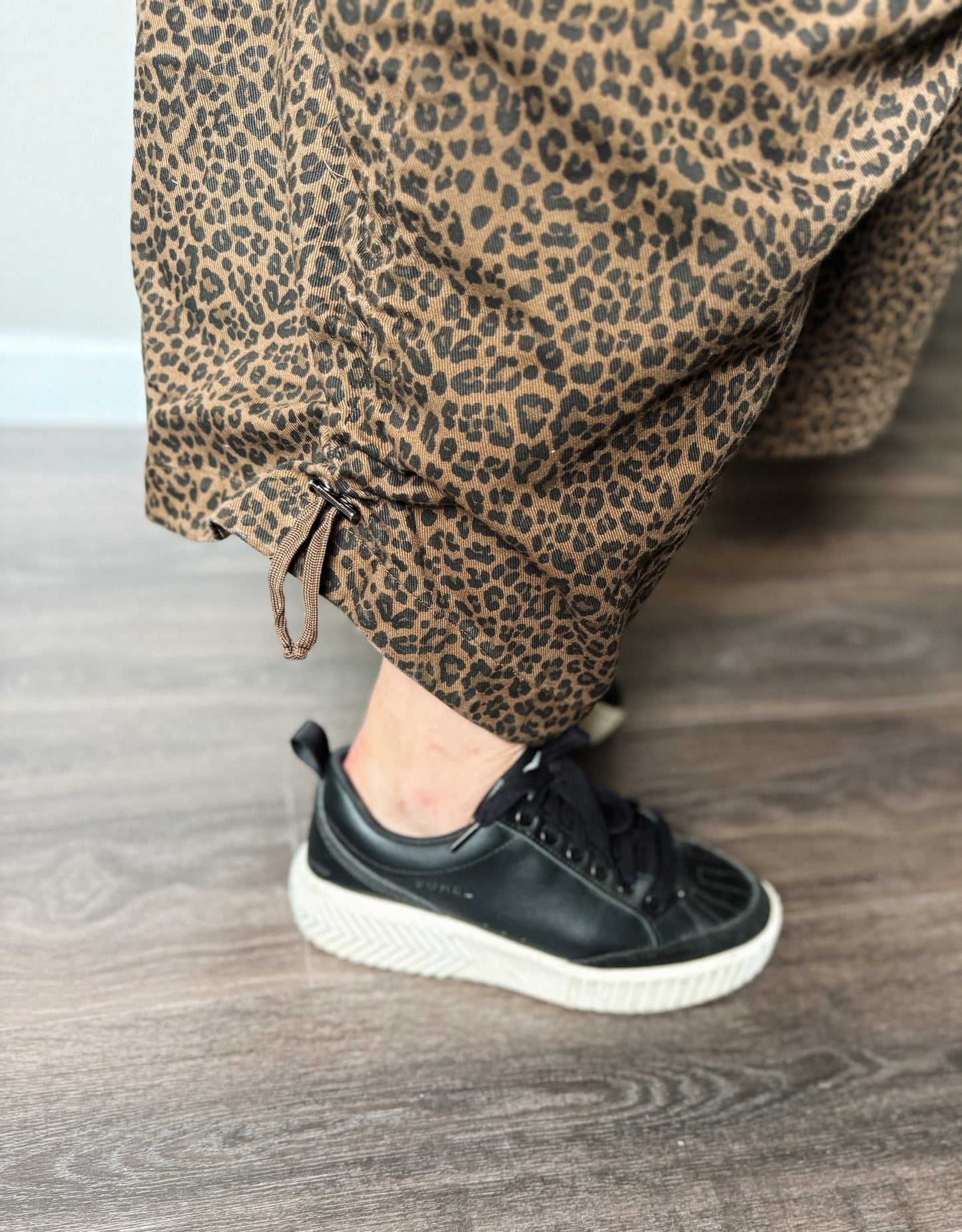 The Korie Leopard Jumpsuit - Brown