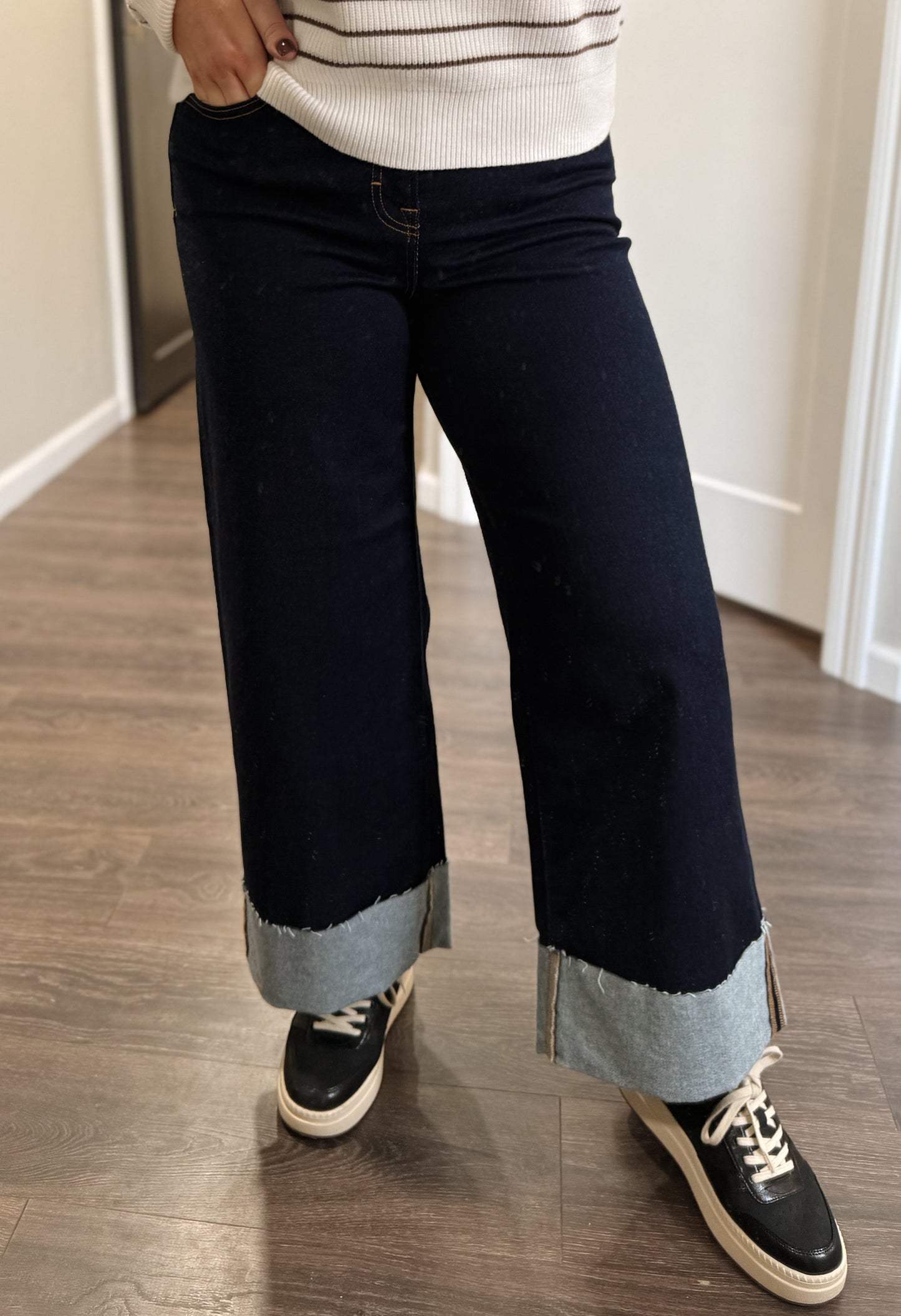 Hidden | Frankie Cuffed Wide Leg