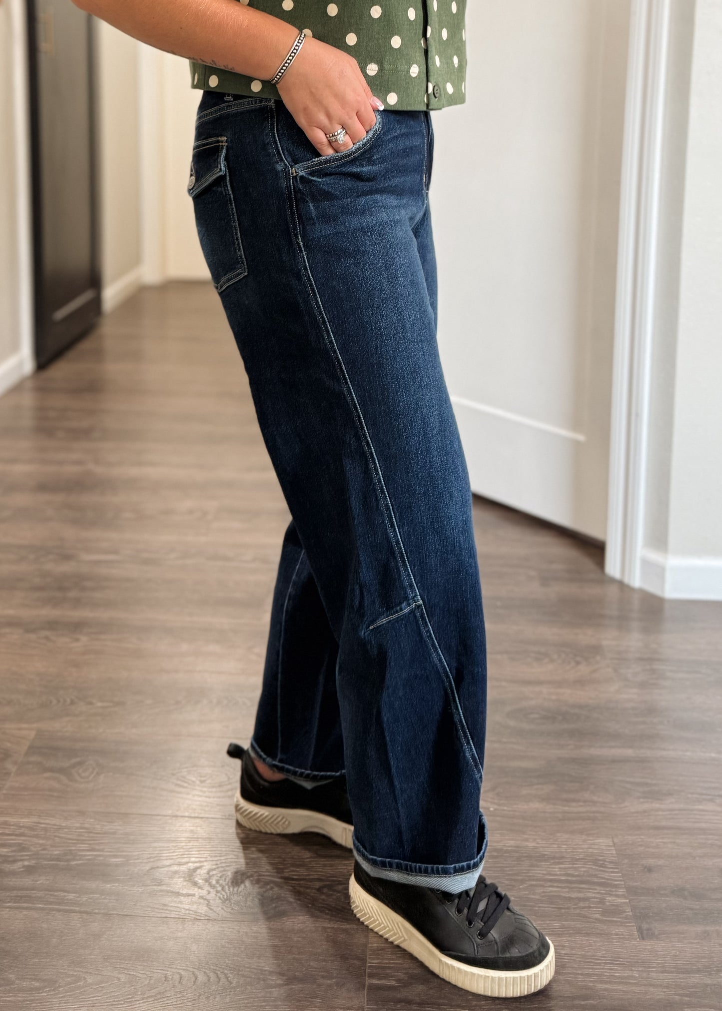 Flying Monkey | High Rise Wide Leg Barrel