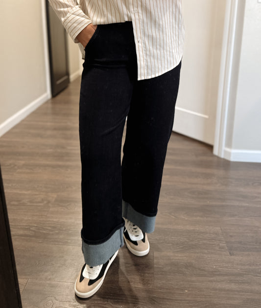 Vervet | Joni Cuffed Ankle Wide Leg