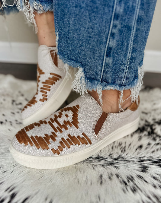 The Kaci Slip On Sneaker - Tan