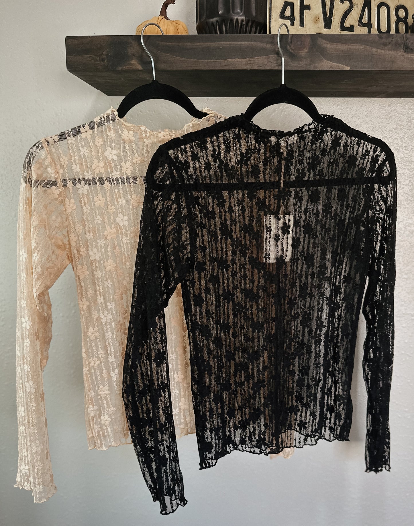 Floral Lace Layering Top