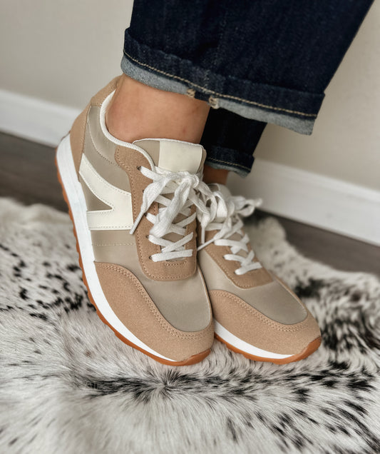 The Autumn Run Sneaker - Taupe