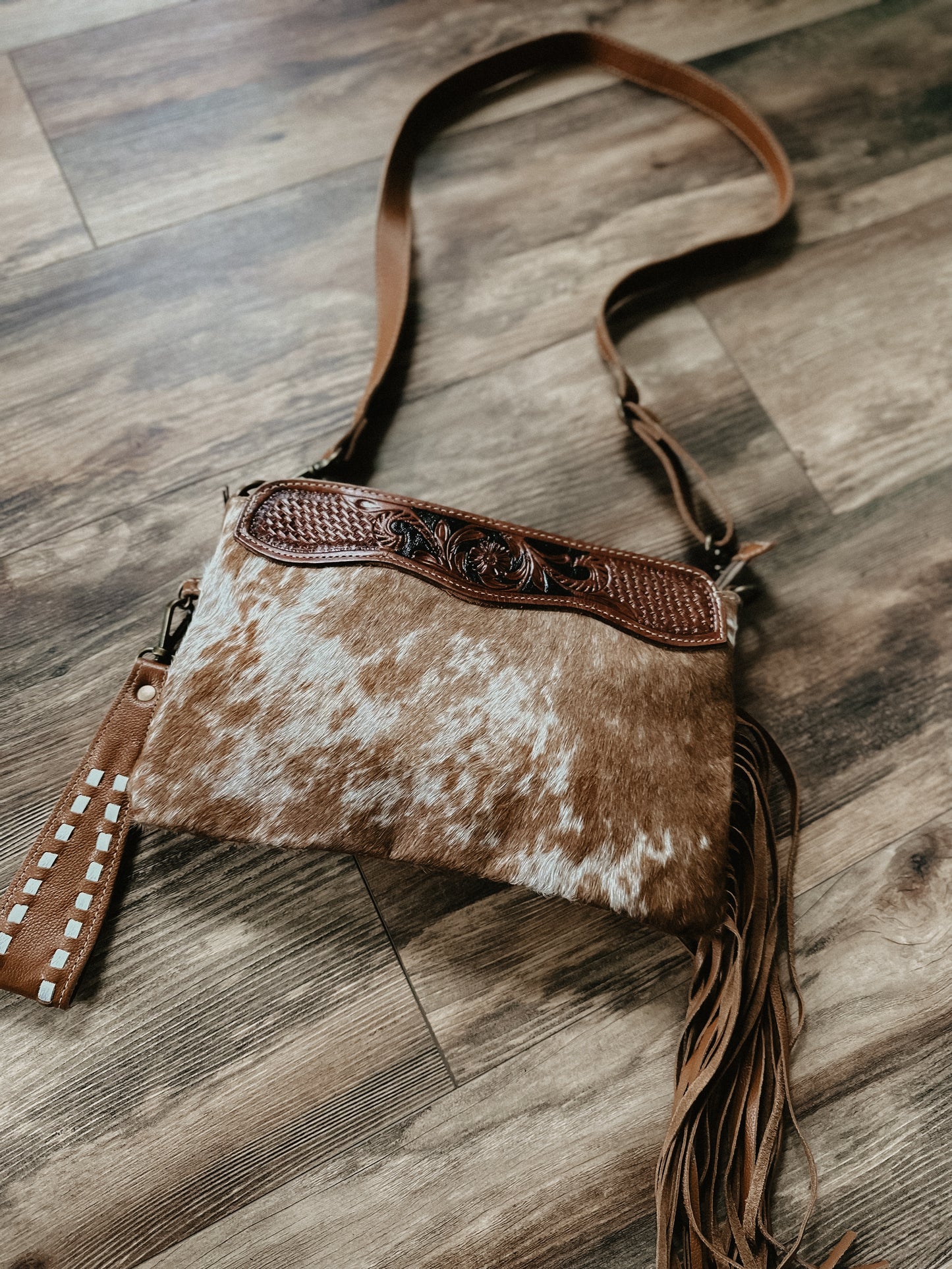 Tooled Crossbody