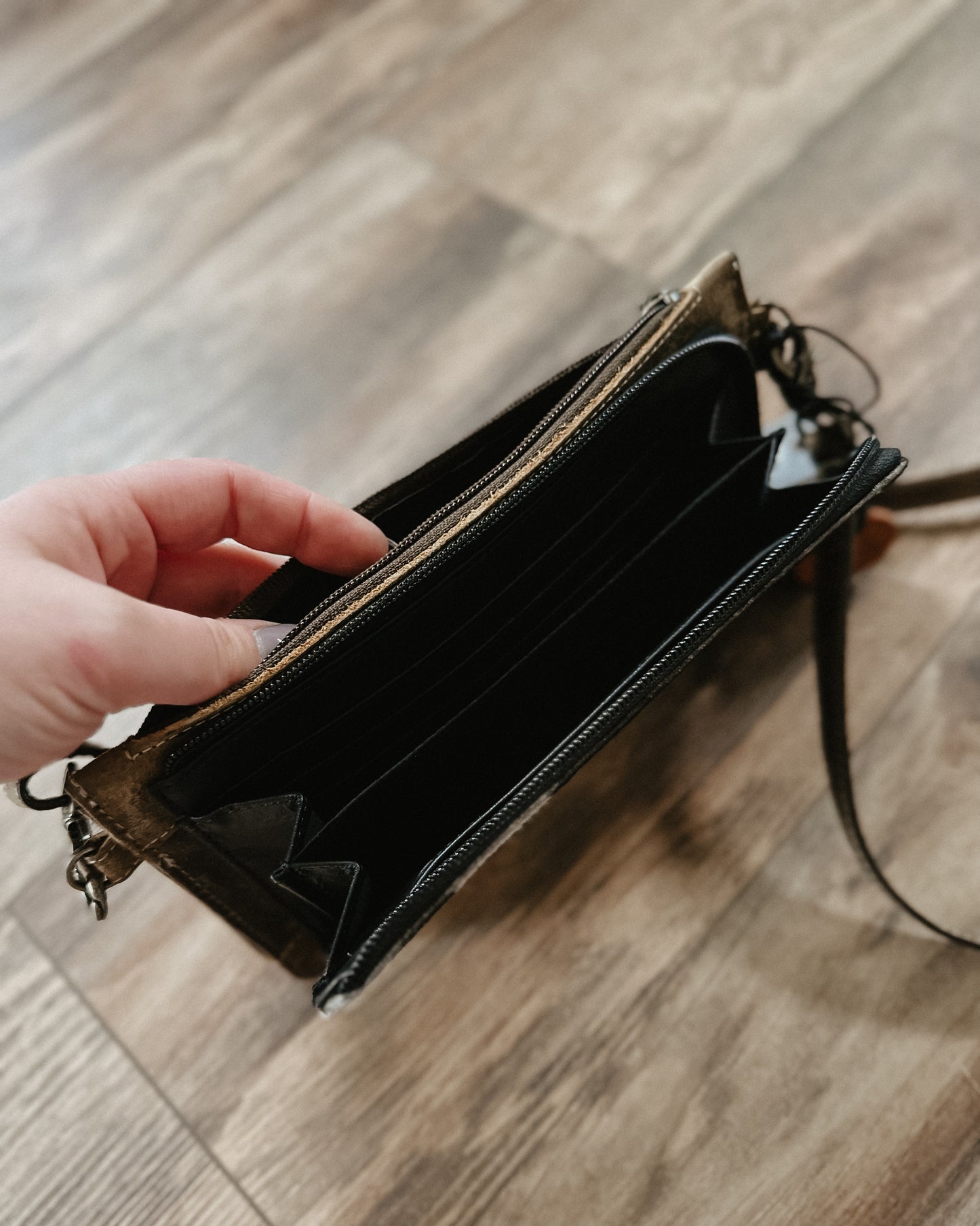 Cowhide Crossbody + Wallet