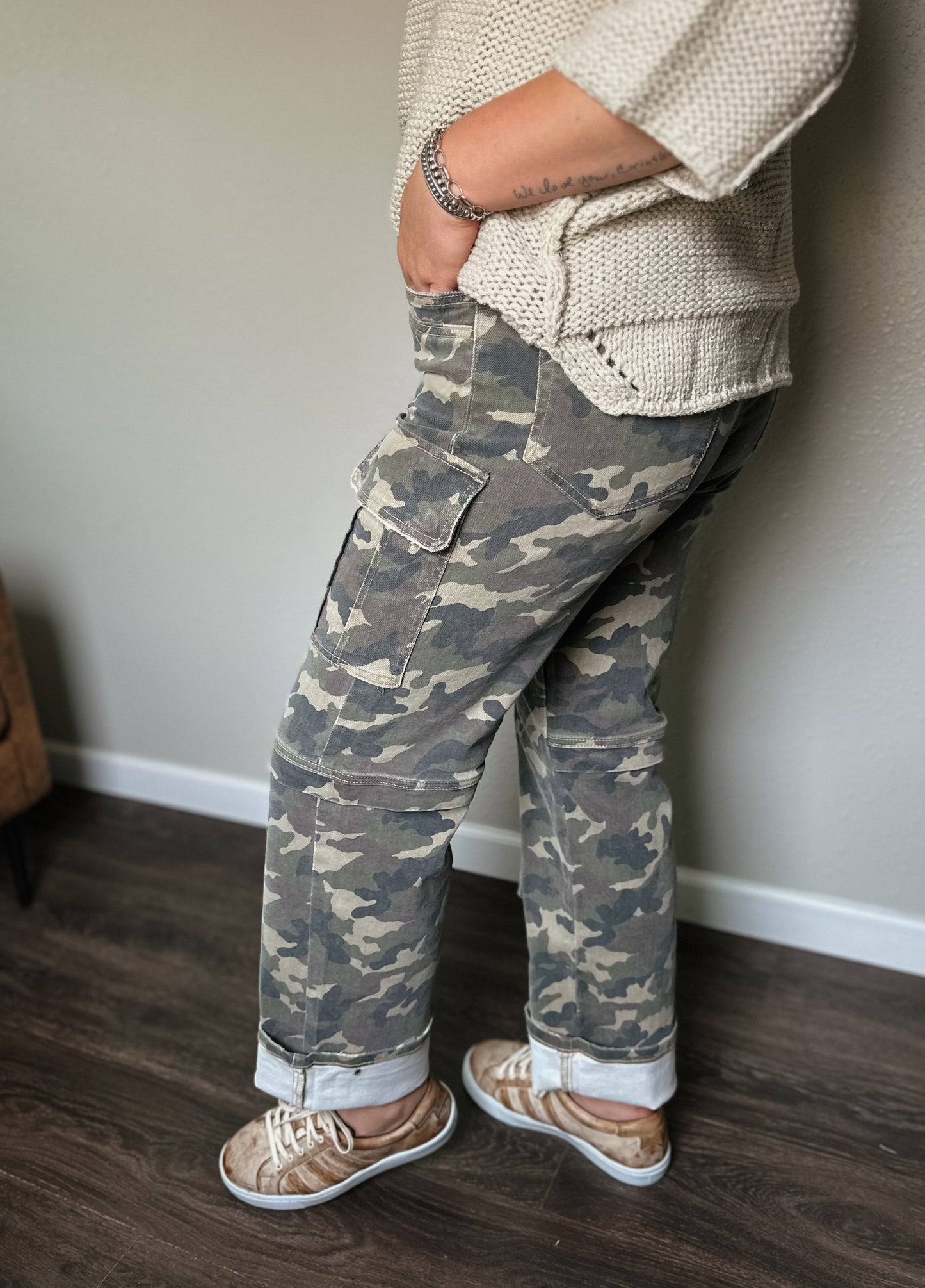 Hidden | Hudson Camo Cargo Straight