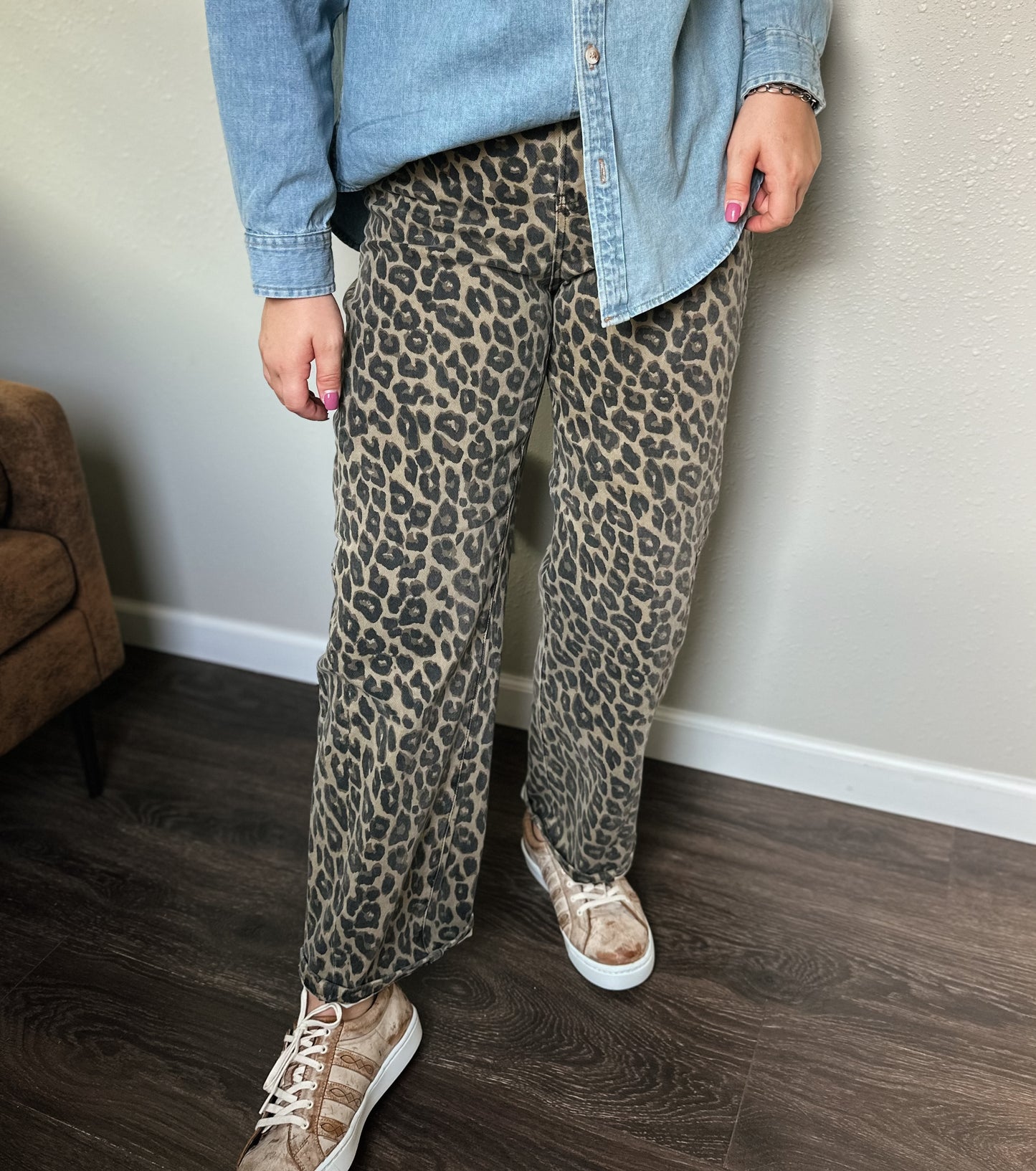 Risen | Quinn Cheetah Ankle Straight