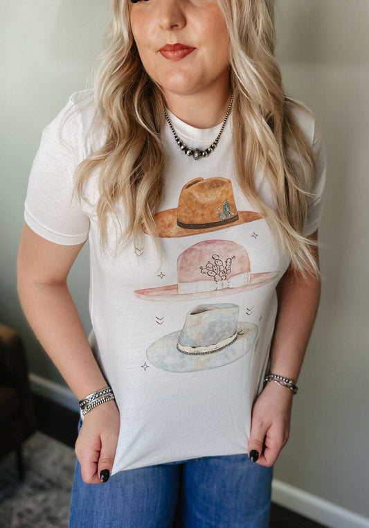 Boho Hat Graphic Tee