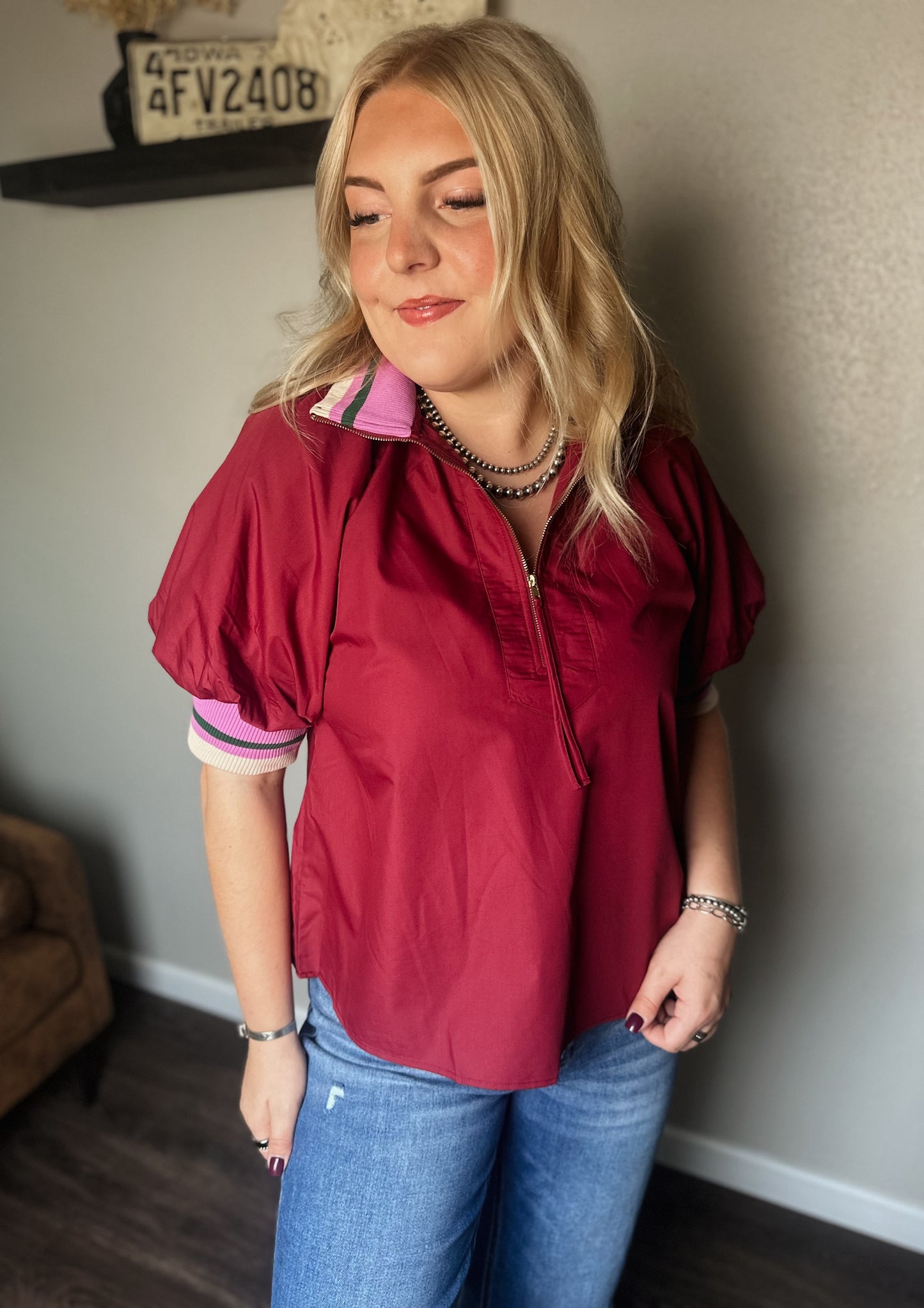 The Ginna - Burgundy