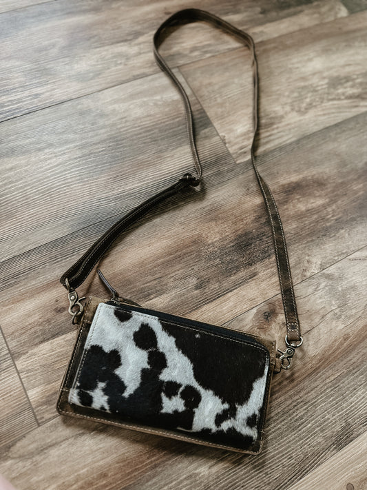 Cowhide Crossbody + Wallet