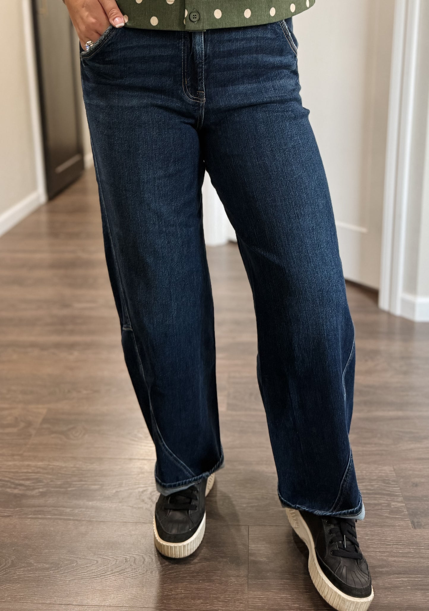 Flying Monkey | High Rise Wide Leg Barrel
