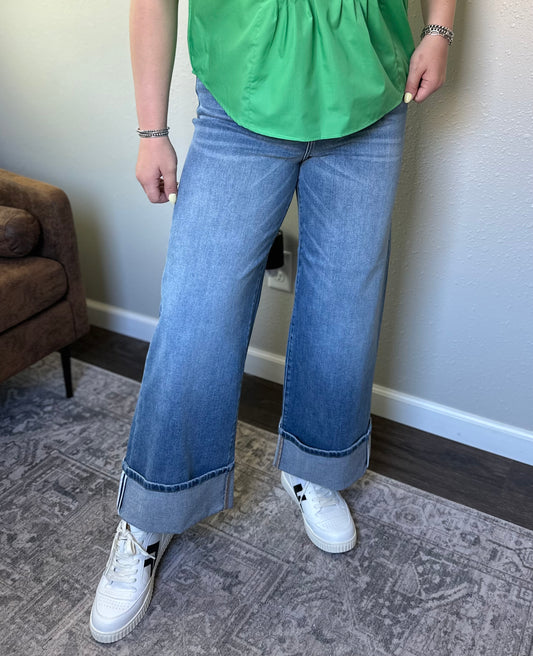 Hidden | Nicole Cuffed Dad Jean