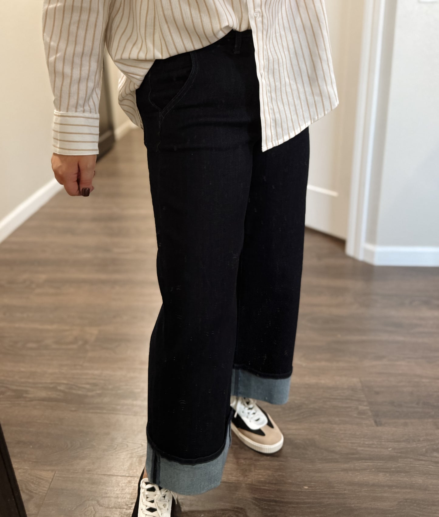 Vervet | Joni Cuffed Ankle Wide Leg