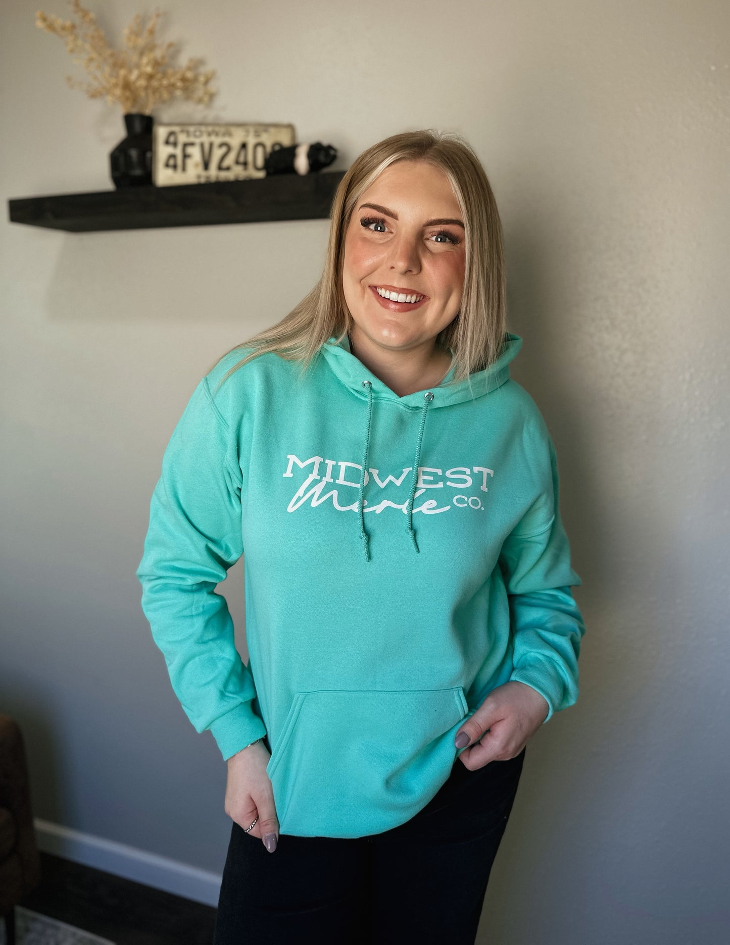 Logo Hoodie - Aqua