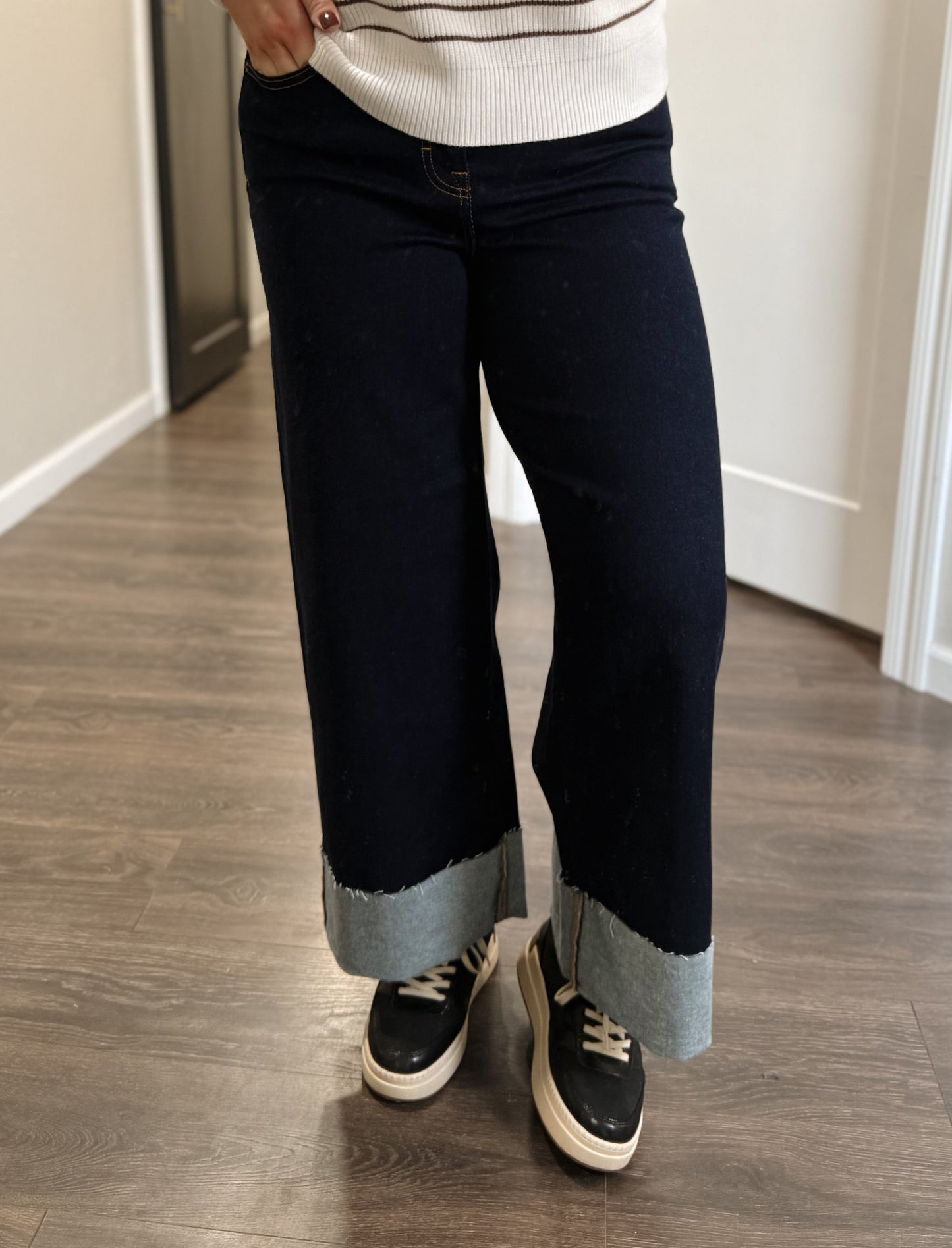 Hidden | Frankie Cuffed Wide Leg