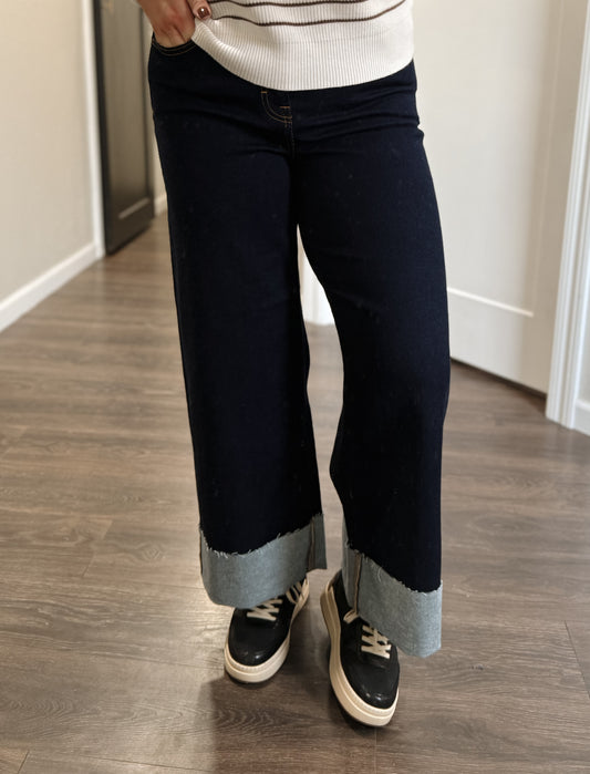 Hidden | Frankie Cuffed Wide Leg