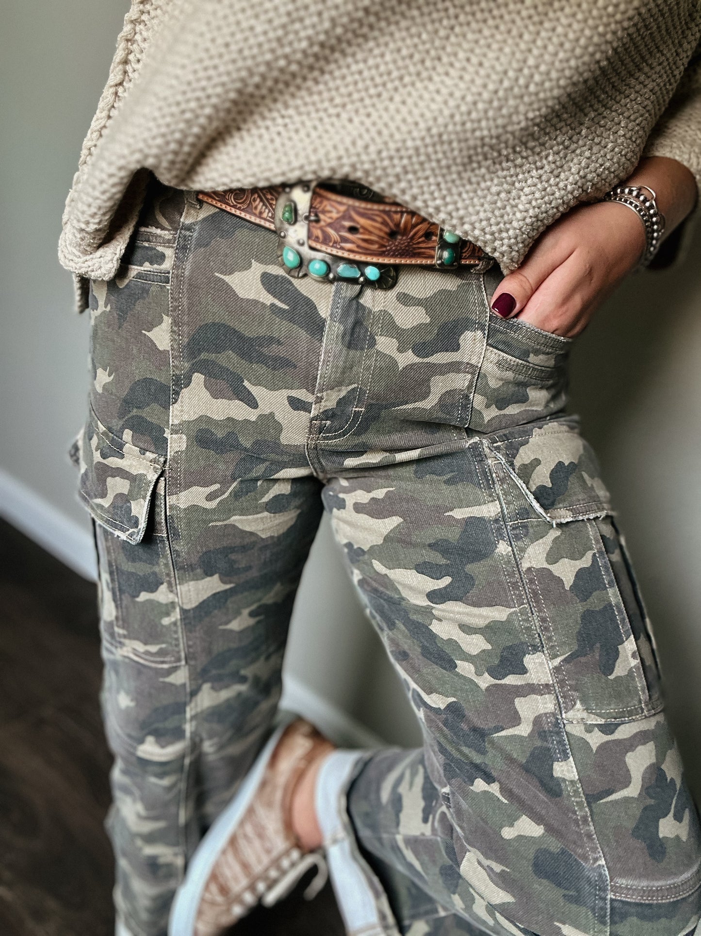 Hidden | Hudson Camo Cargo Straight