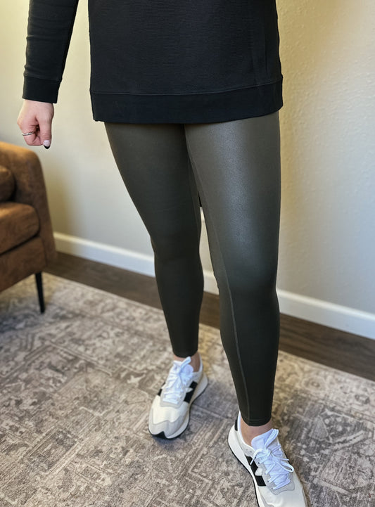 Mia Leggings - Olive