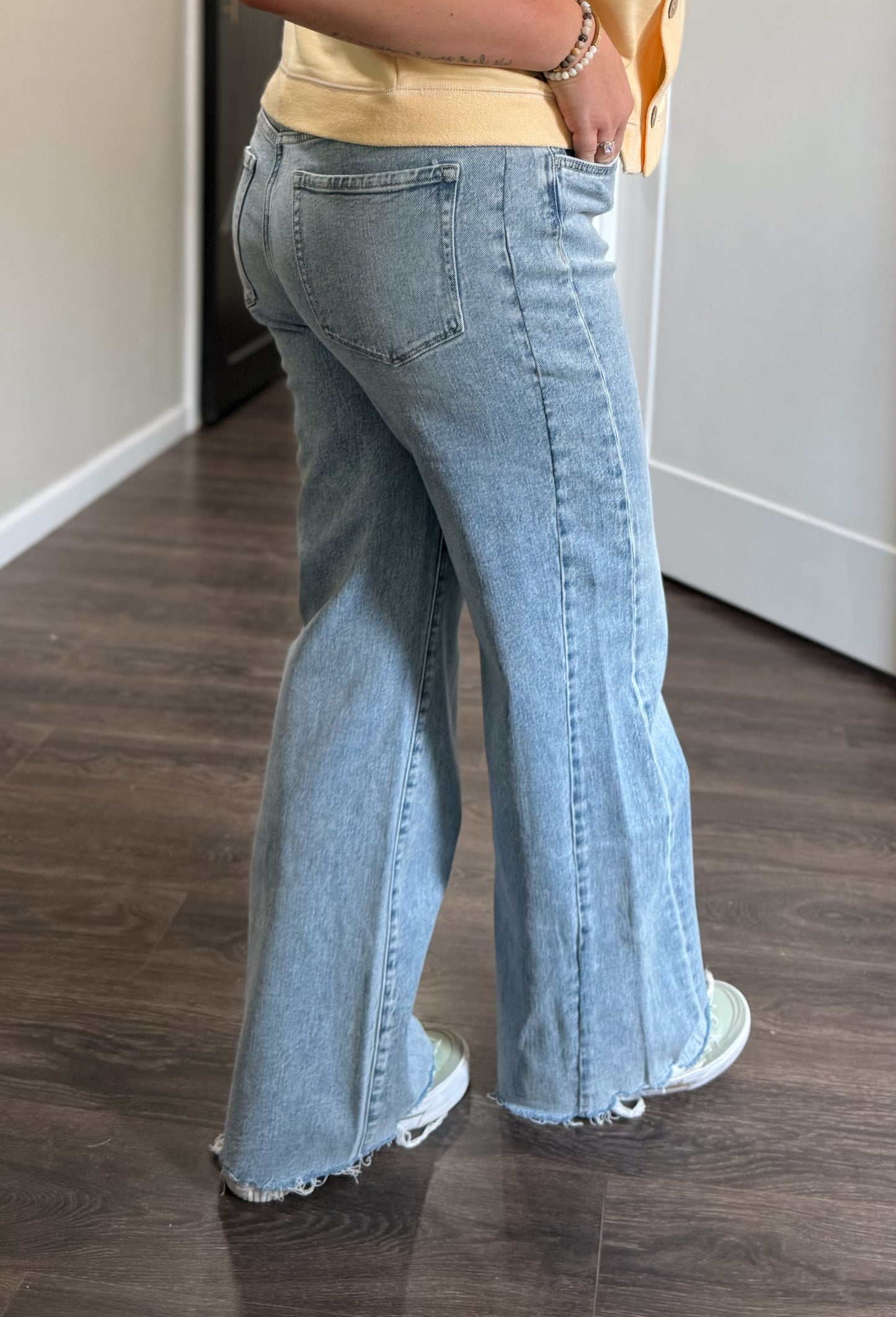 Flying Monkey | Raw Hem Vintage High Rise Flare