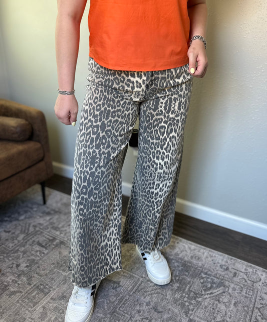 The Lottie Leopard Wide Leg